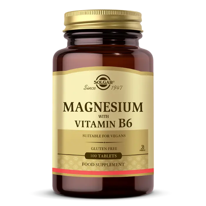 Solgar Magnesi WITH VIT B6 100 Tablet