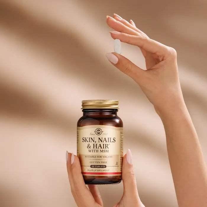 SOLGAR SKIN NAILS HAIR WITH MSM 60 TABLET
