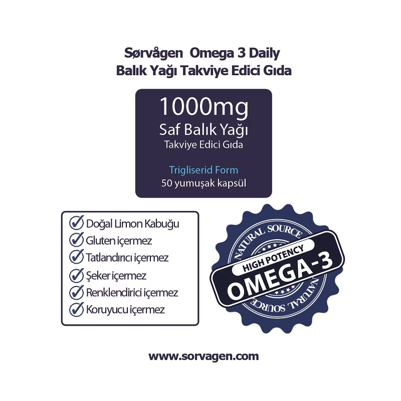 SORVAGEN SMART DOUBLE SİTİKOLİN 30 YUMUŞAK KAPSÜL DHA OMEGA 3 VİTAMİN B12