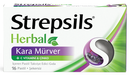 STREPSILS HERBAL KARAMÜRVER 16 PASTİL