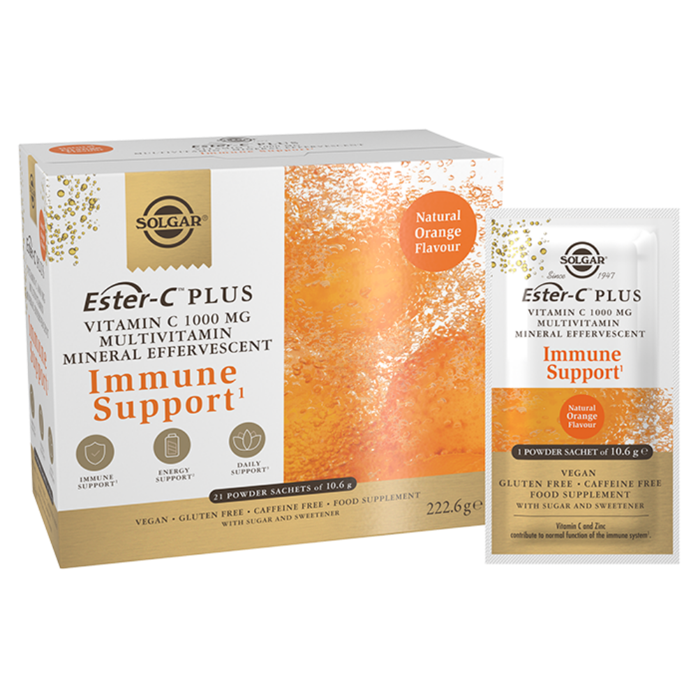 Solgar Ester-C Plus Vitamin C 1000 mg Multivitamin Mineral Efervesan 7 Saşe
