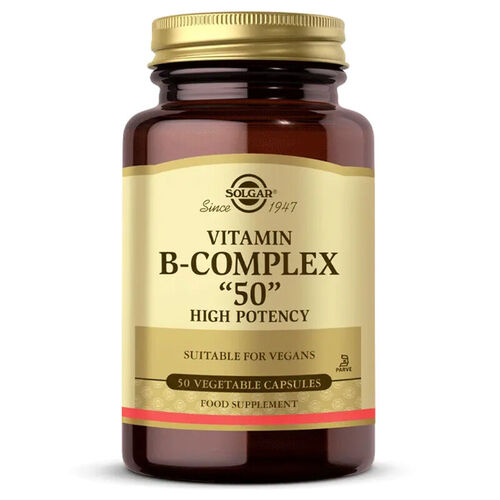 Solgar Vitamin B-Complex "50" 50 Kapsül
