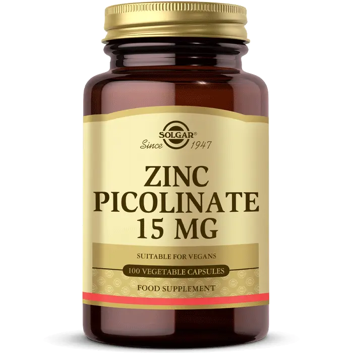 Solgar Zinc Picolinate 15Mg 100 Kapsül