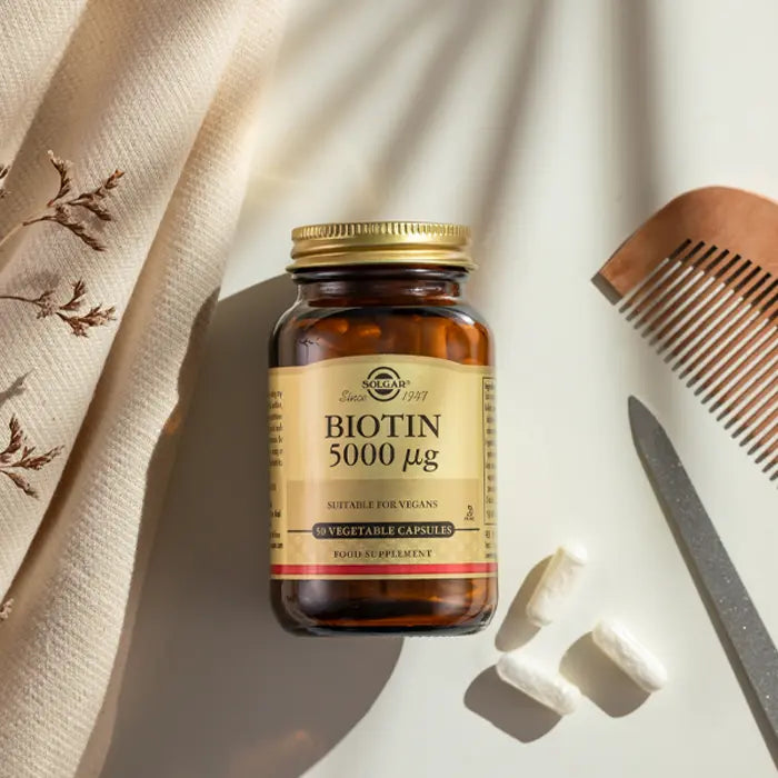 Solgar Biotin 5000MCG 50 Kapsül