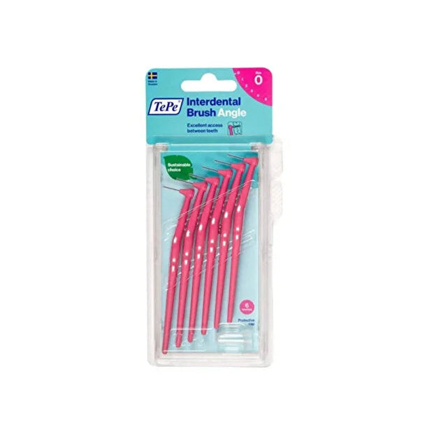 TePe Angle Pembe 0.4 mm 6'lı Arayüz Fırçası
