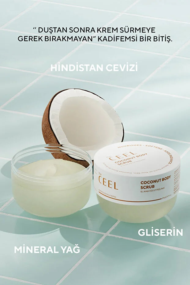 The Ceel Coconut Body Scrub 275gr El Ayak Vücut Peelingi