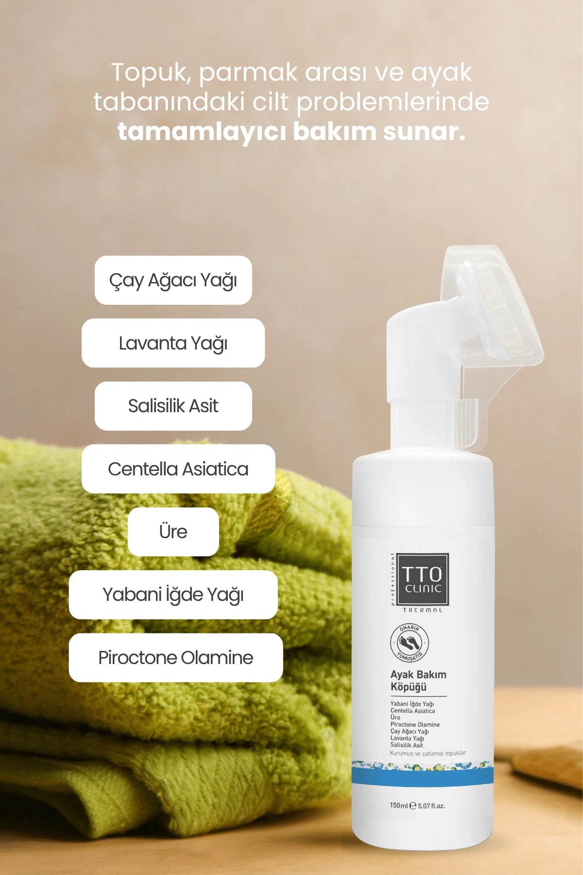 Tto Clinic Ayak Bakim Köpügü 150ml