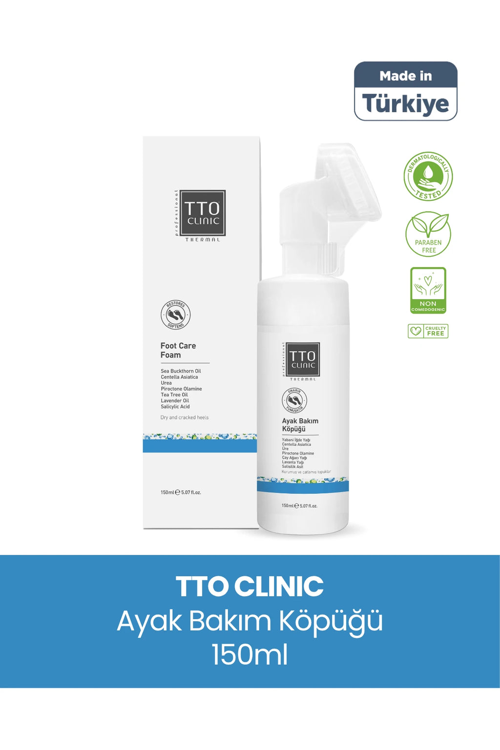 Tto Clinic Ayak Bakim Köpügü 150ml