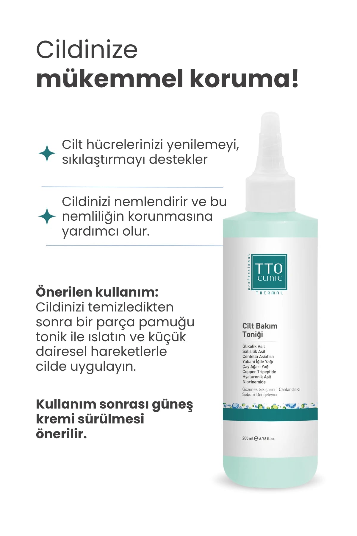 Tto Clinic Cilt Bakim Tonigi 200ml