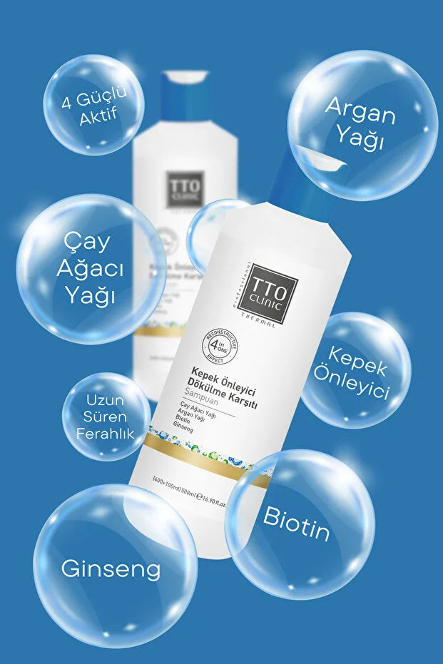 Tto Clinic Kepek Önleyici Dökülme Karsiti Sampuan 400ml
