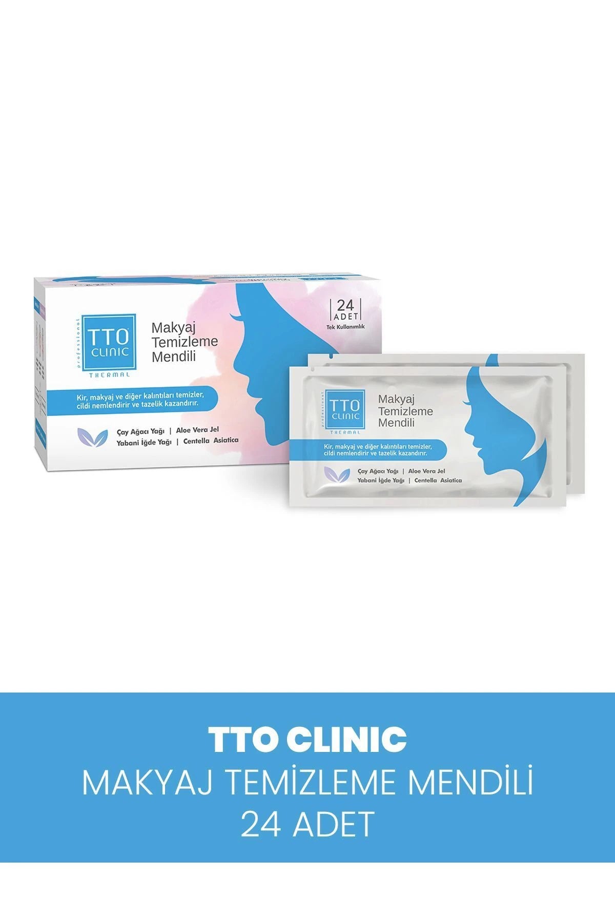 Tto Clinic Makyaj Temizleme Mendili 24 Adet