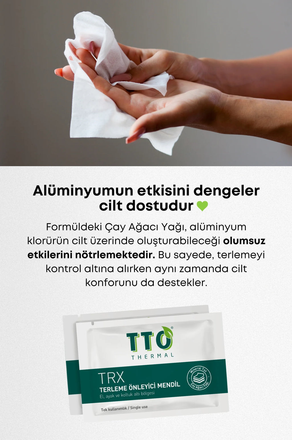 Tto Thermal Trx Terleme Önleyici Mendil 24 Adet