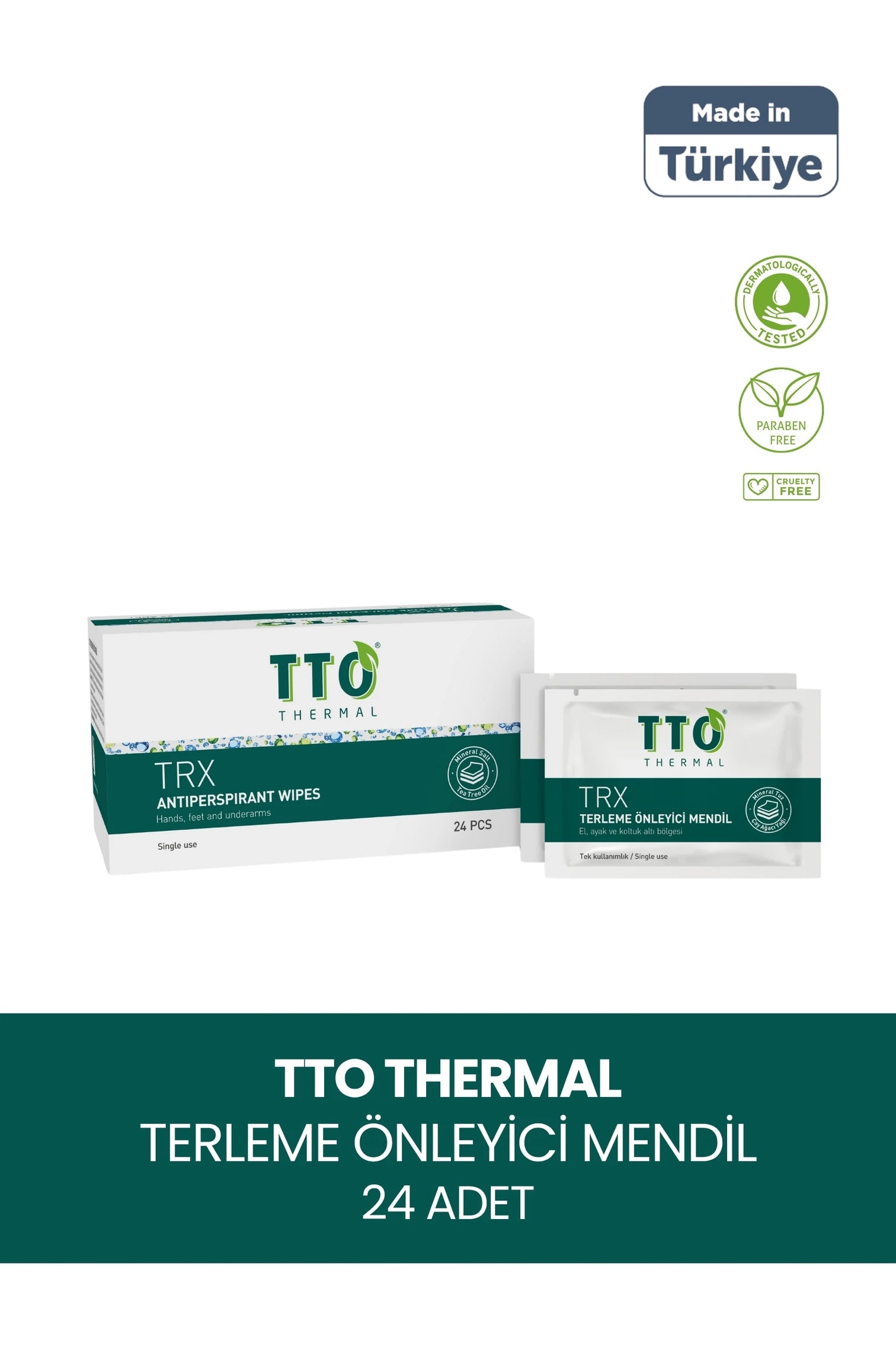 Tto Thermal Trx Terleme Önleyici Mendil 24 Adet