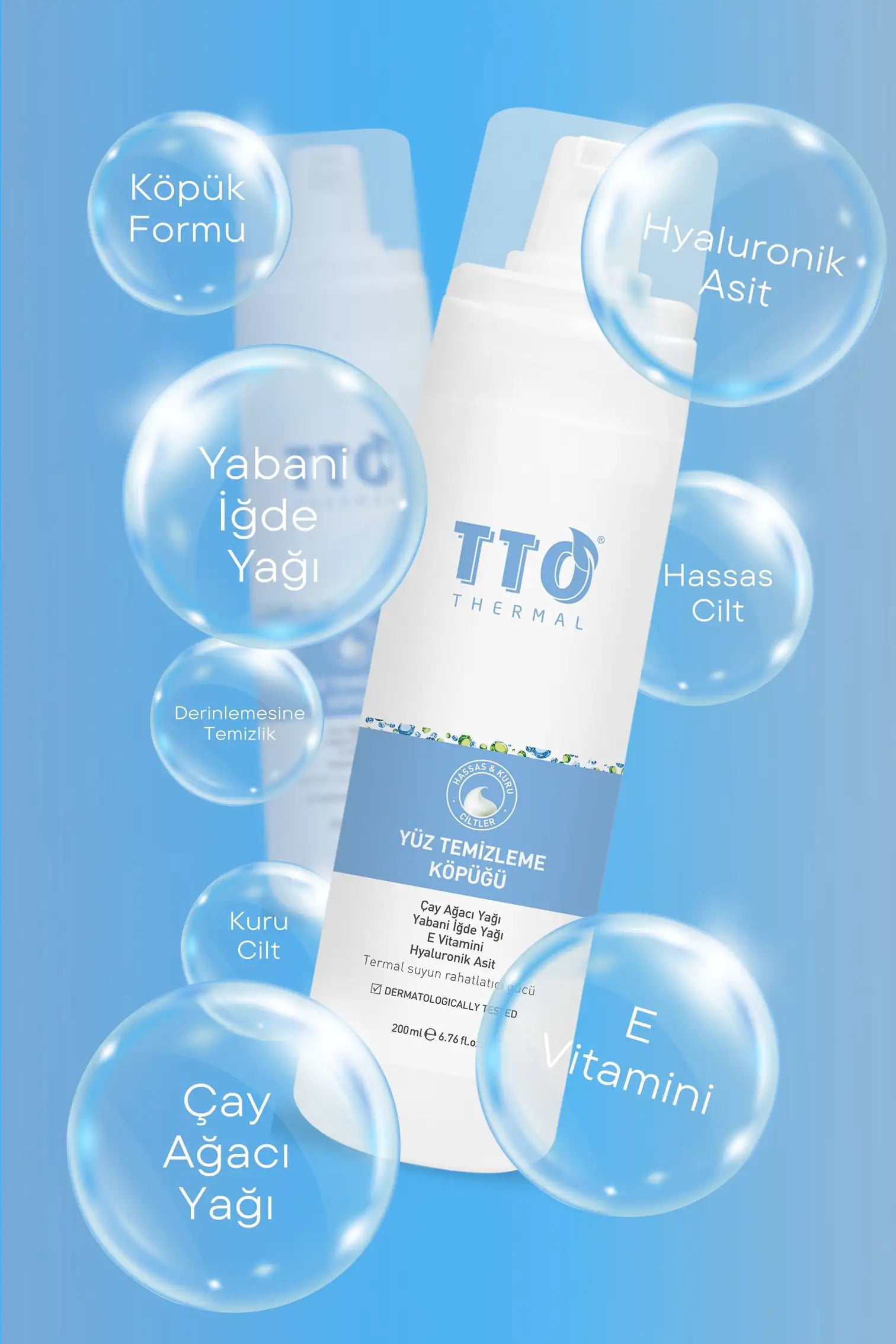 Tto Thermal Yüz Temizleme Köpügü 200ml