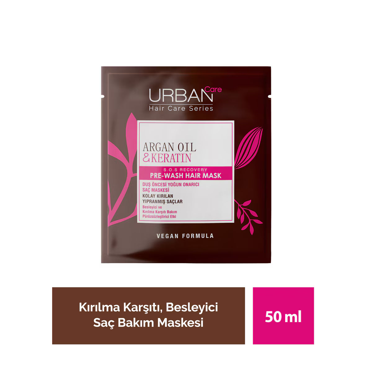 Urban Care Argan Oil Kreatin Yoğun Onarici Saç Maskesi 50ml