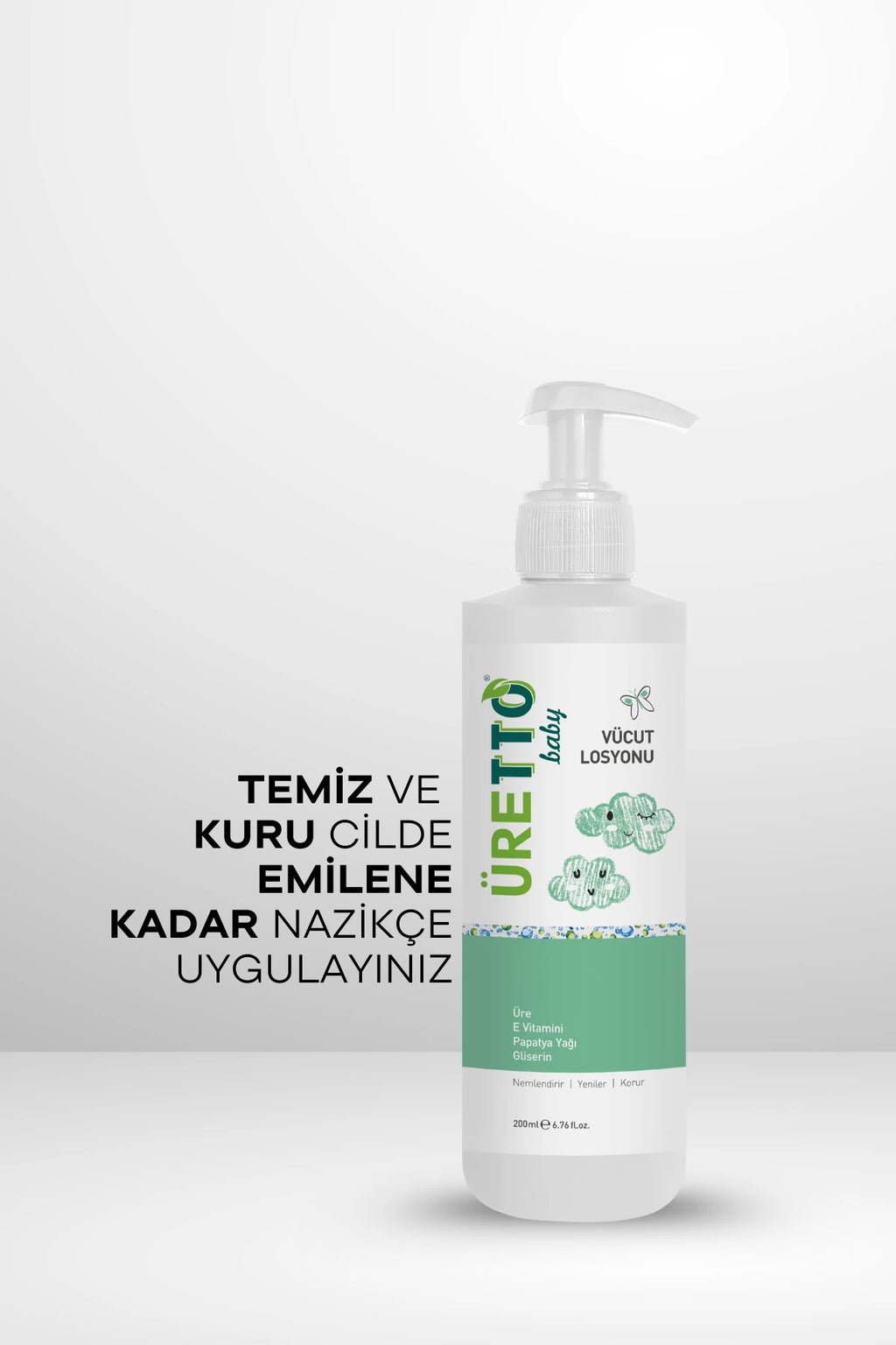 Uretto Baby Body Lotion 200ml Vücut Losyonu
