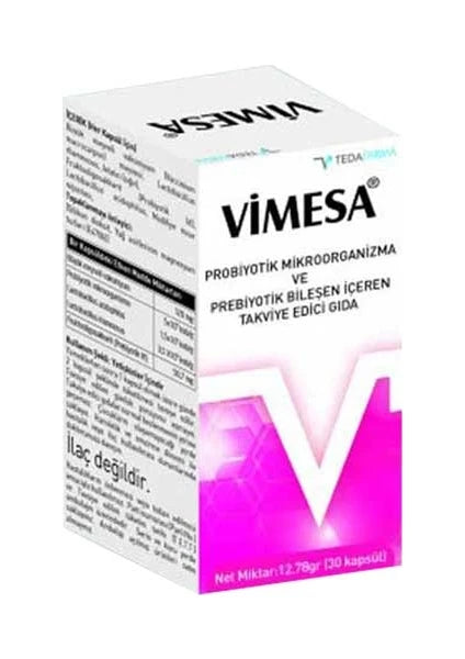 VİMESA 12.78GR 30 KAPSUL PROBIYOTIK MIKROORGANIZMA PROBIYOTIK BILESEN