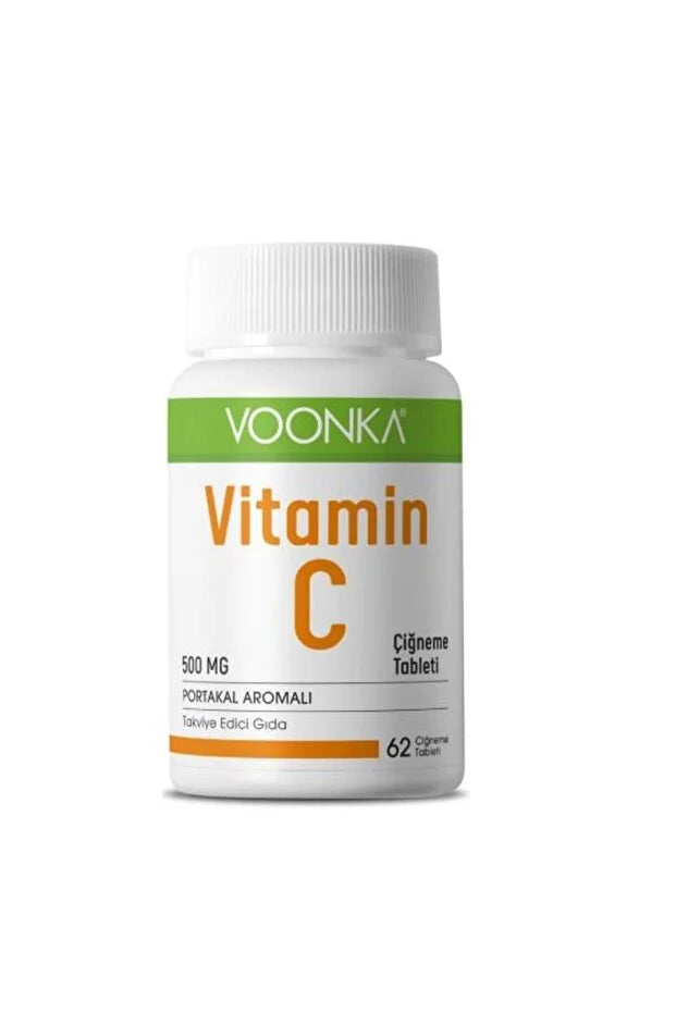 VOONKA VİTAMİN C 500MG 62 ÇİĞNEME TABLET