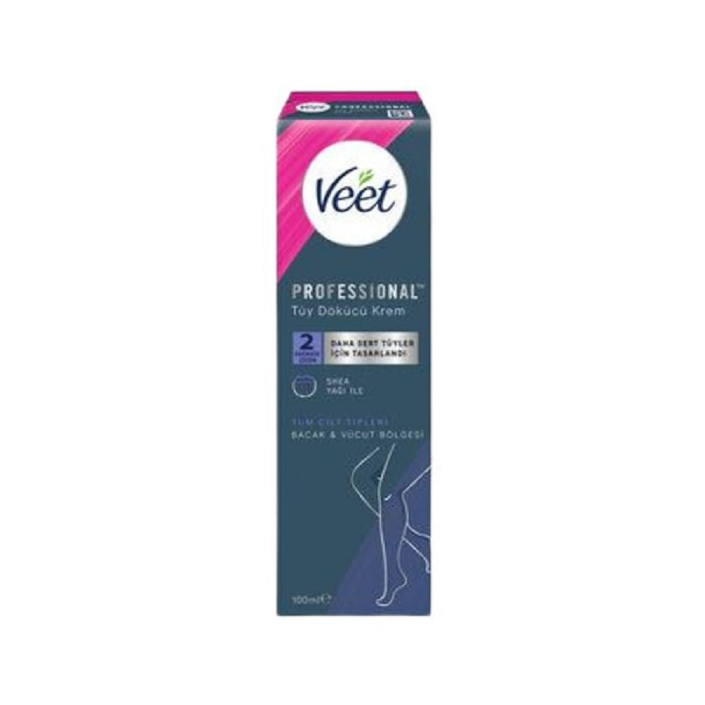 Veet Professional Sir Ağda Bantlari Hassas Ciltler Bacak Vücut Bölgesi 12 Ağda Bandi + 2 Adet Temizleme Mendil