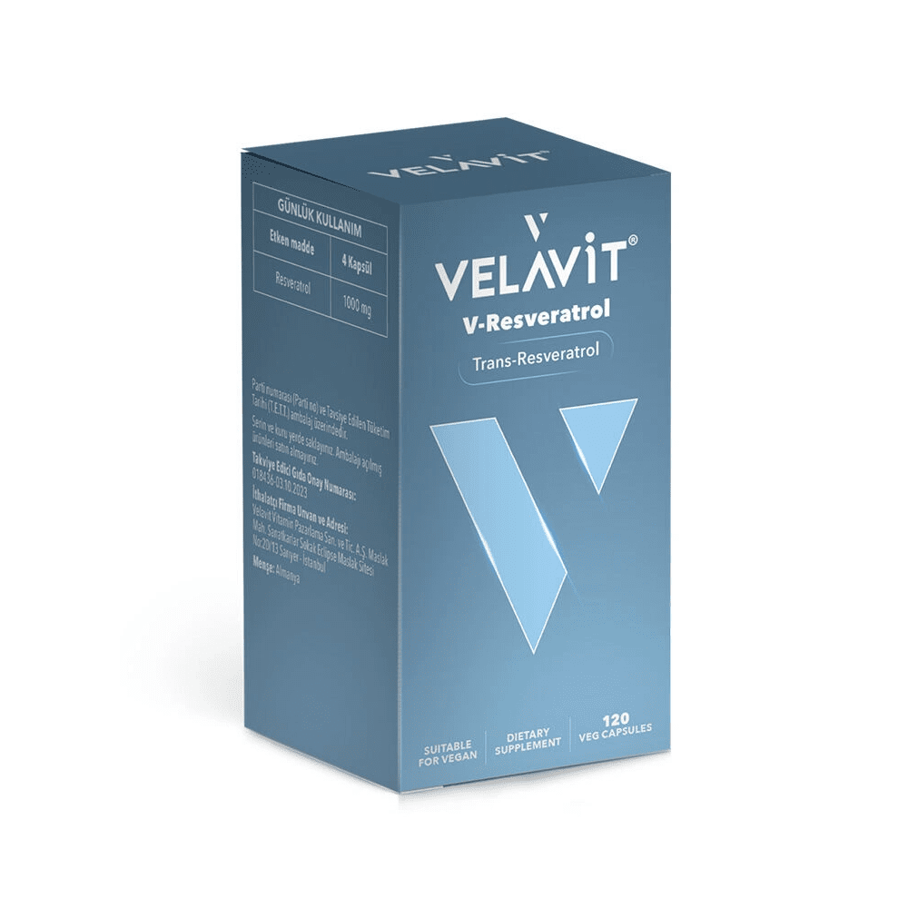 Velavit V-Resveratrol 120 Kapsül