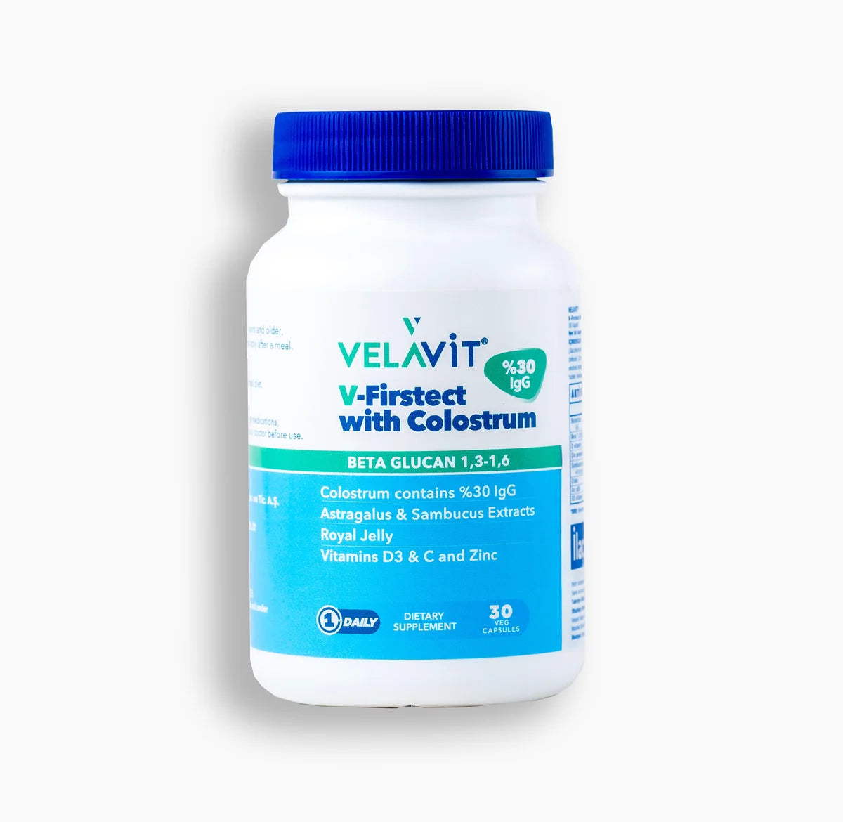 Velavit V-Firstect With Colostrum 30 Kapsül