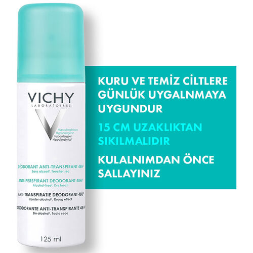 Vichy Anti-Transpirant Terleme Karşıtı Deodorant 48H 125 ml