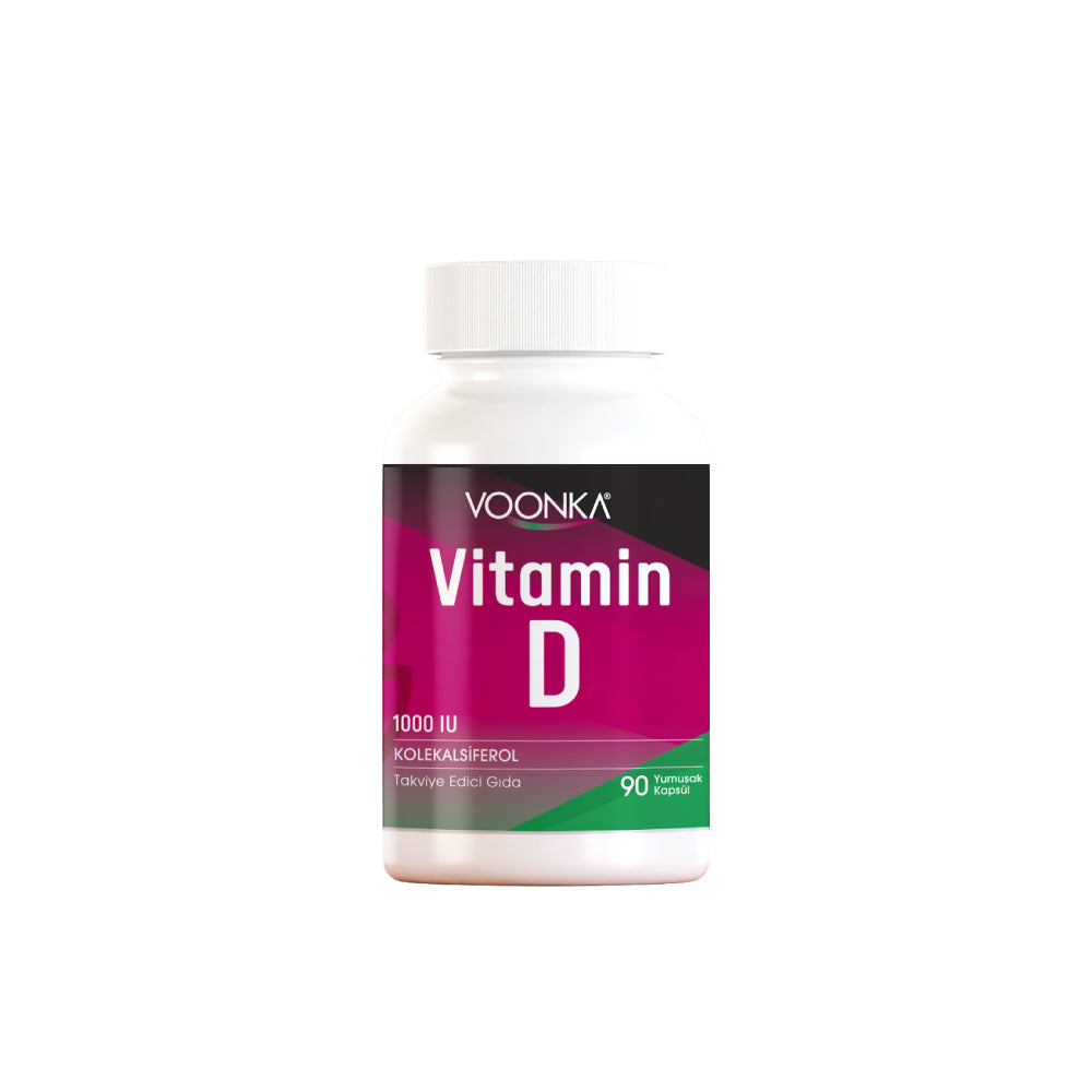 Voonka Vitamin D 1000 MCG 90 Kapsül