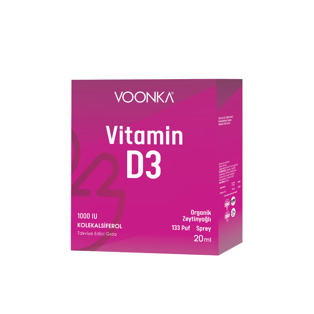 Voonka Vitamin D3 1000 IU Sprey 20 ML