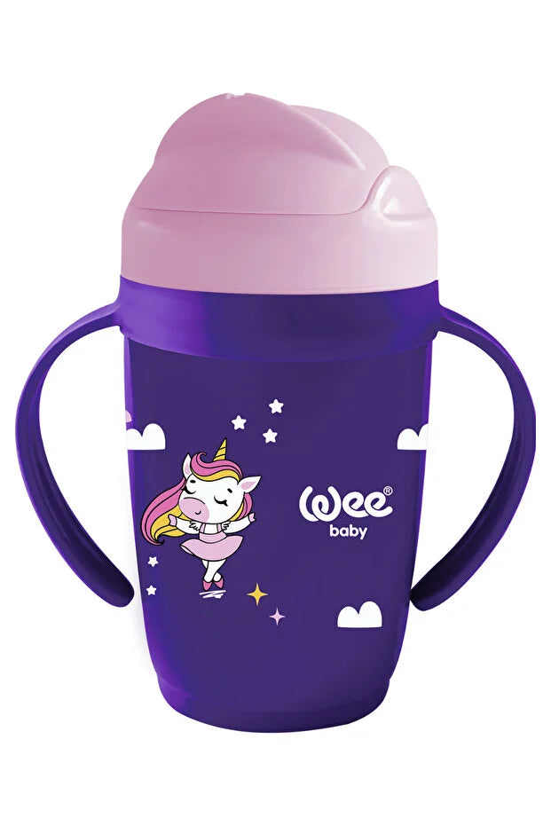 Wee Baby Friends Kulplu Pipetli Bardak 265ml No 339
