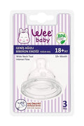Wee Baby Geniş Ağizli Biberon Emziği Normal Akiş No 2 (kod:853)