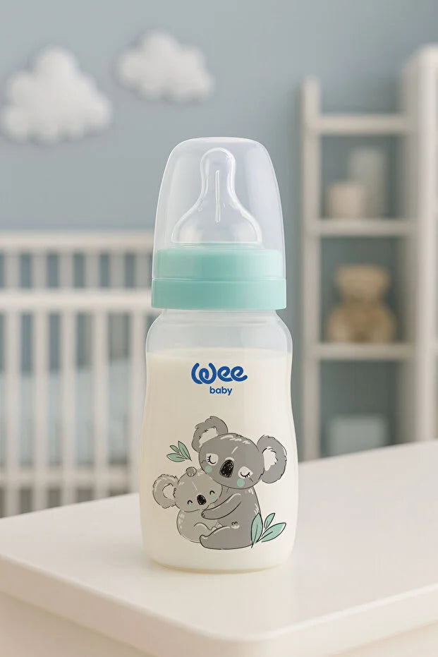 Wee Baby Klasik Geniş Ağizli Biberon Safari 0-6 Ay 250ml