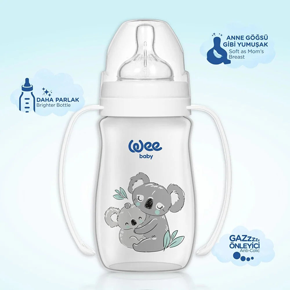 Wee Baby Safari Kulplu Biberon 250ml (kod:484)