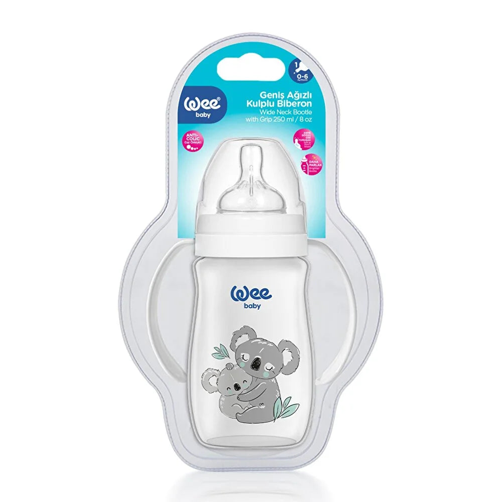 Wee Baby Safari Kulplu Biberon 250ml (kod:484)