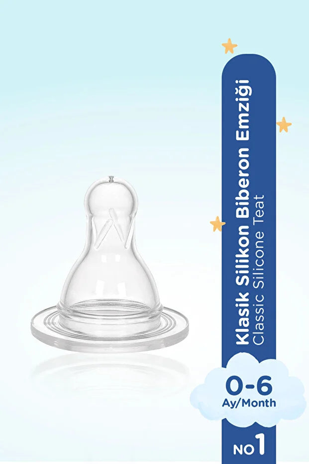 Wee Baby Silikon Biberon Emziği Az Akiş No 1 (kod:866)