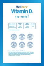 Wellcare ViTamiN D3 400Iu 30Ml