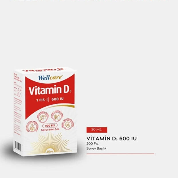 Wellcare ViTamiN D3 600Iu 30Ml