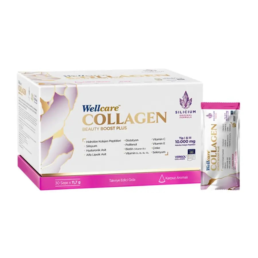 Wellcare Collagen Karpuz Aromali 30 Șase Kolajen