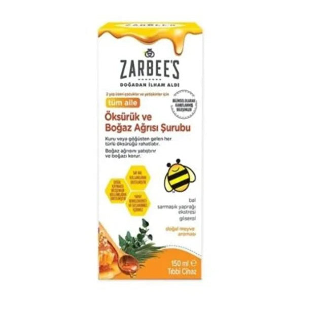 ZARBEES ÖKSÜRÜK BOGAZ AGRISI SURUBU 150ML