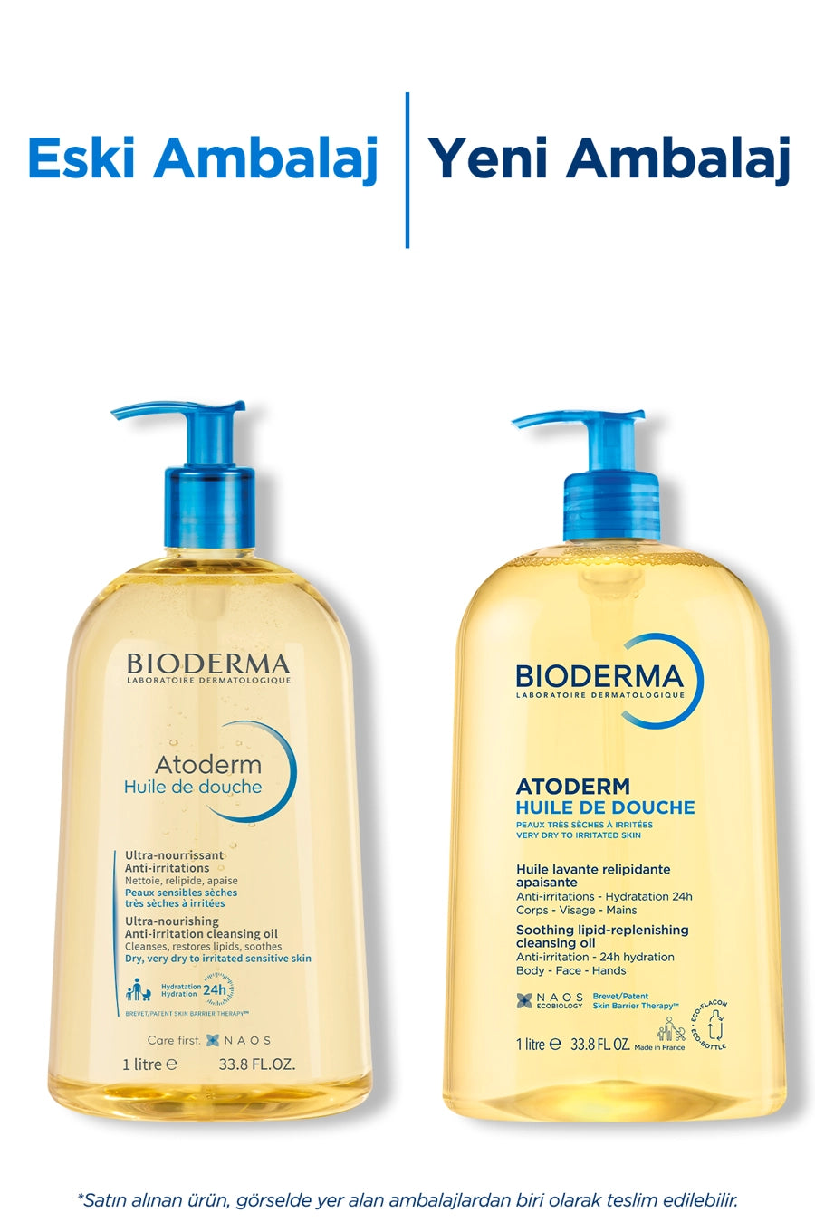 Bioderma Atoderm Huile de Douche 1 Litre