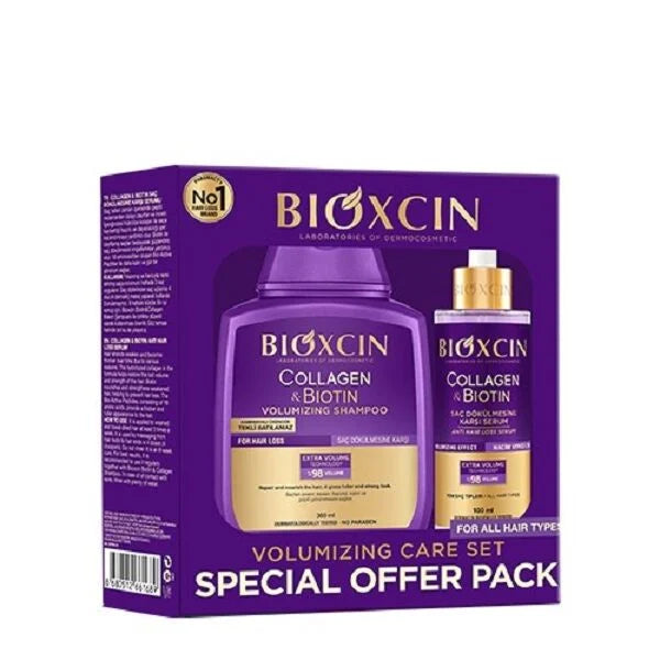 Bioxcin Collagen Biotin 300ml + Serum 100ml Avantajlı Paket