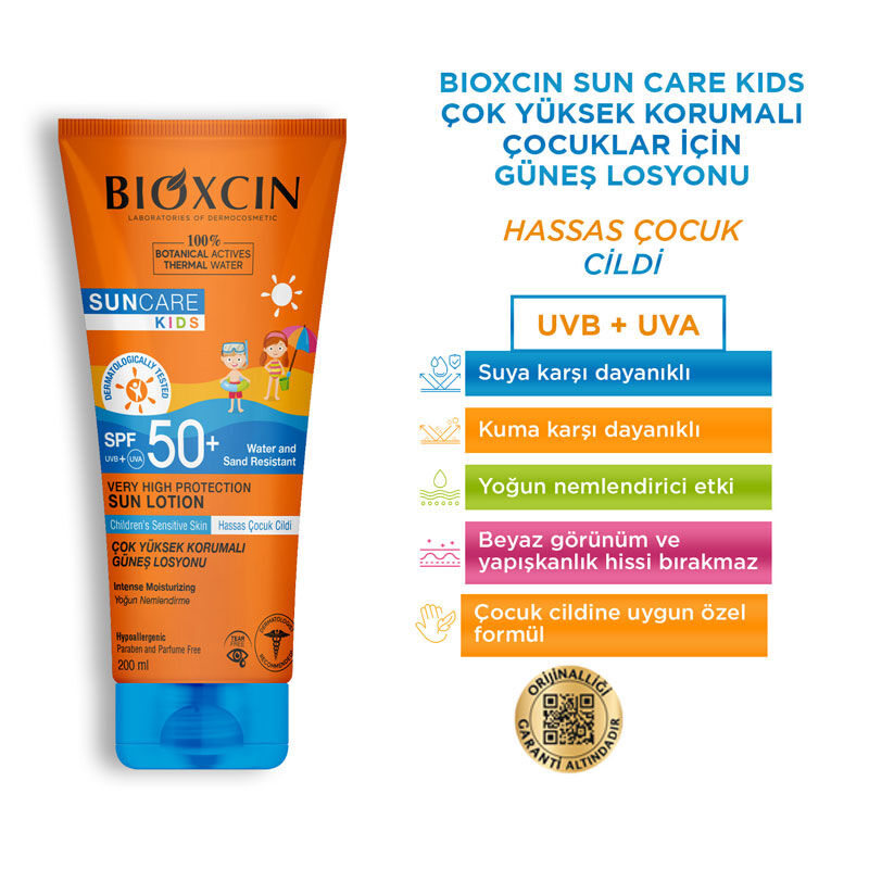 Bioxcin Suncare Children Çok Yüksek Korumalı Çocuklar İçin Güneş Losyonu 200ml