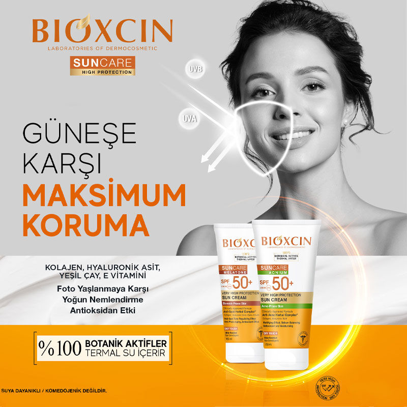 Bioxcin Sun Care Melatone SPF 50+ Güneş Kremi 150 ml
