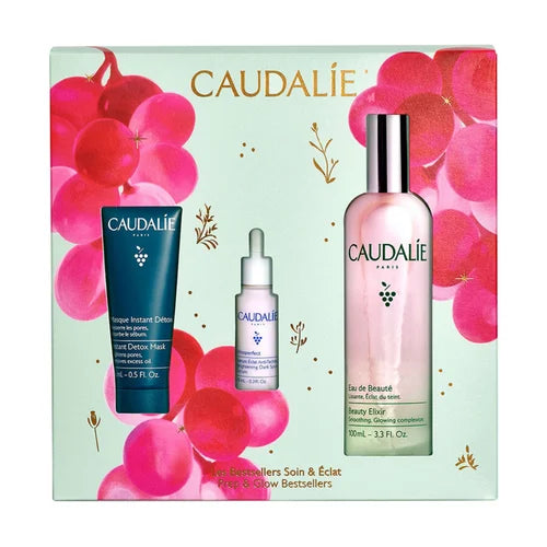 caudalie arındırıcı & ışıltı verici üçlü set (detox & glow trip)