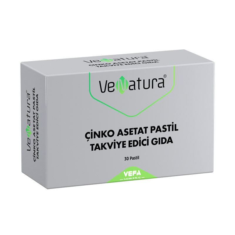 VeNatura Çinko Asetat 30 Pastil