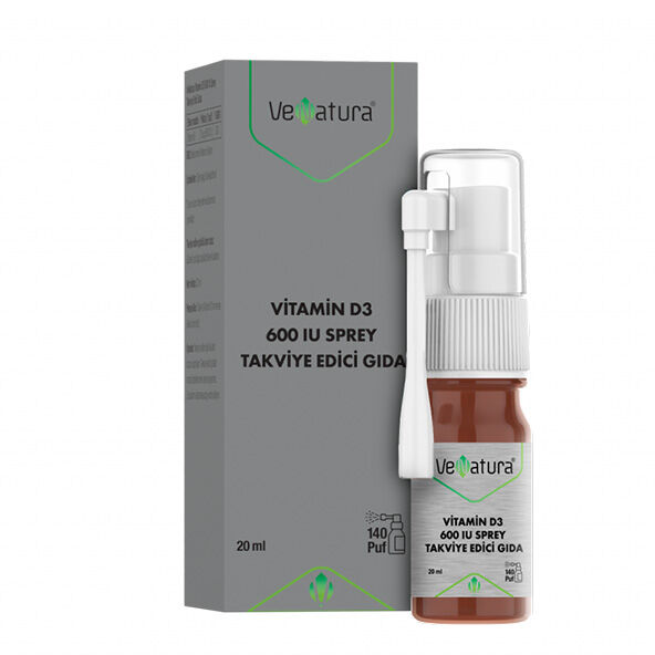 VeNatura Vitamin D3 600 IU Sprey 20 ml