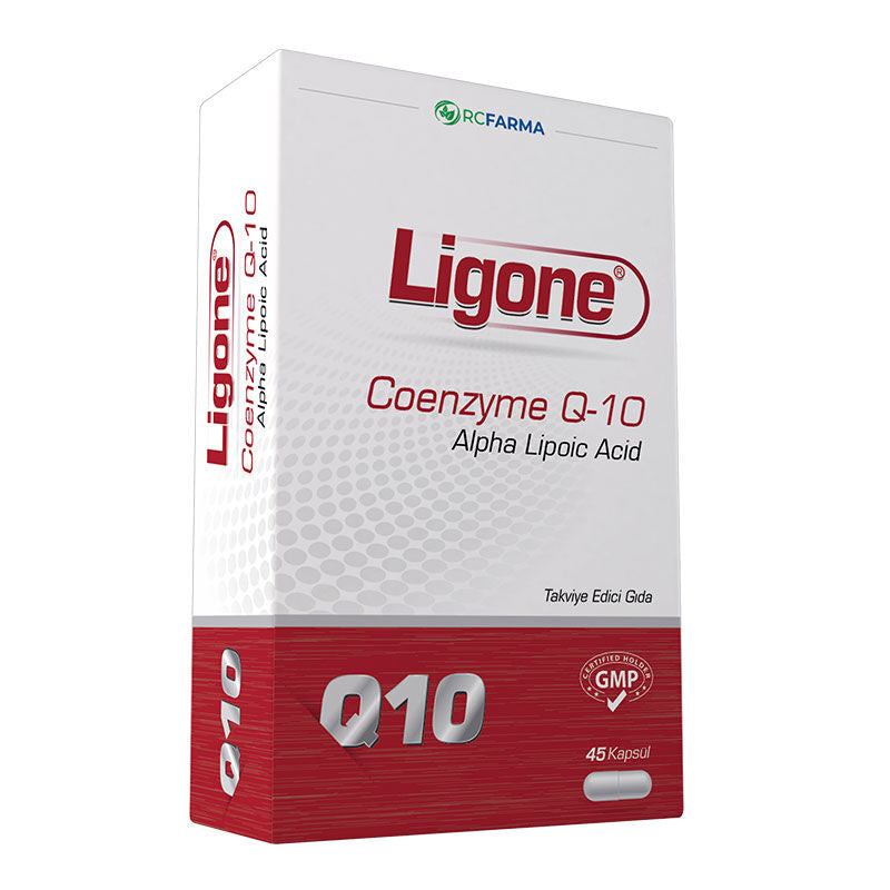 Ligone Coenzyme Q-10 + Alpha Lipoic Acid Takviye Edici Gıda 45 Kapsül