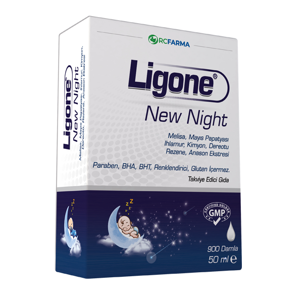 Ligone NEW Night 50ML Damla Melisa Mayis Papatyasi Ekstresi