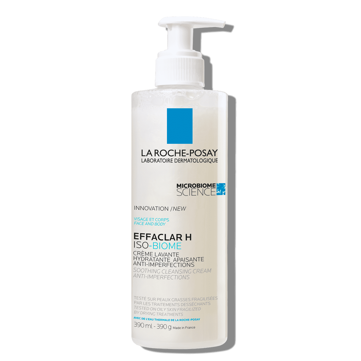 La Roche Posay Effaclar H Isobiome Lavant Kurutucu Etki Altındaki Yağlı ve Hassas Ciltler Için Yatıştırıcı ve Temizleyici Krem 390 ml