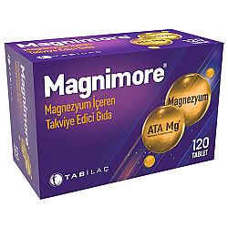 Magnimore Magnezyum İçeren Takviye Edici Gıda 120 Tablet