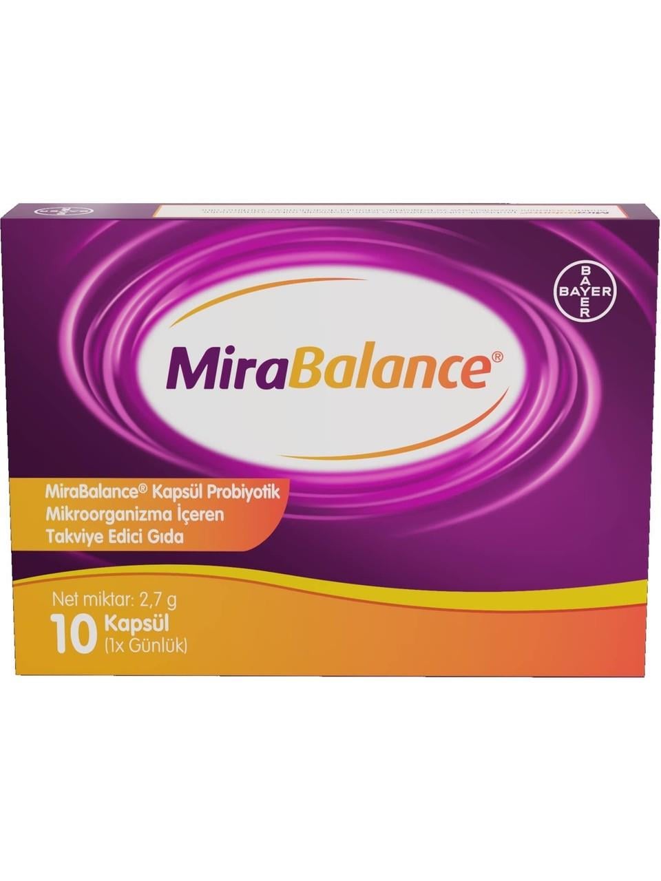 Bayer MiraBalance Probiyotik 10 Kapsül